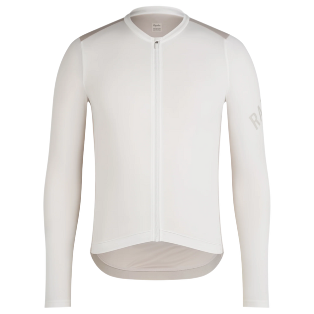 Rapha Pro Team Men's Longsleeve Lightweight Jersey White Rapha Pro Team Men's Longsleeve Lightweight Jersey White