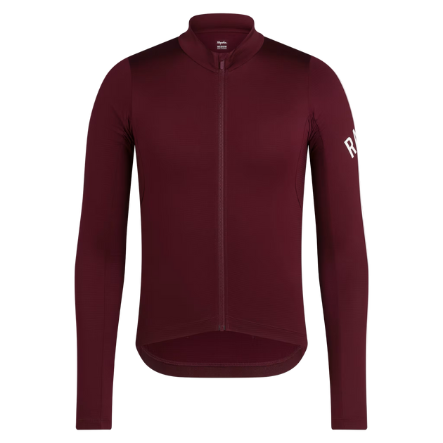 Rapha Pro Team Men's Longsleeve Midweight Jersey Port/White