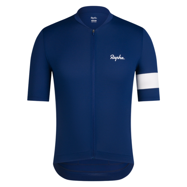 Rapha Core Men's Lightweight Jersey Navy/White | Maats.cc – Maats.cc