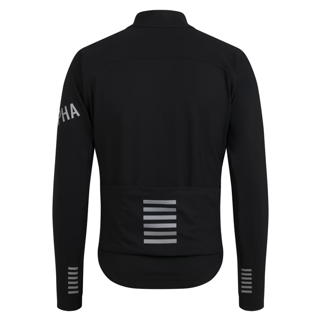 Rapha Pro Team Men's Shadow Winter Jacket Black/Silver Reflective