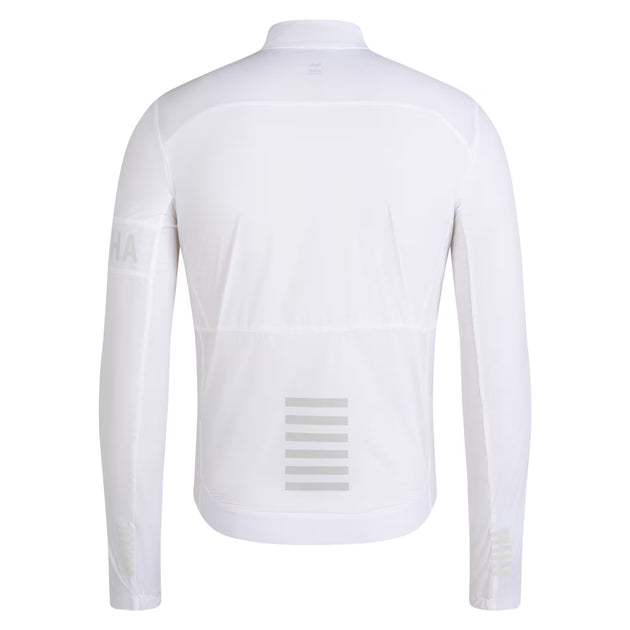 Rapha Men's Pro Team Lightweight Wind Jacket White/Silver | Maats