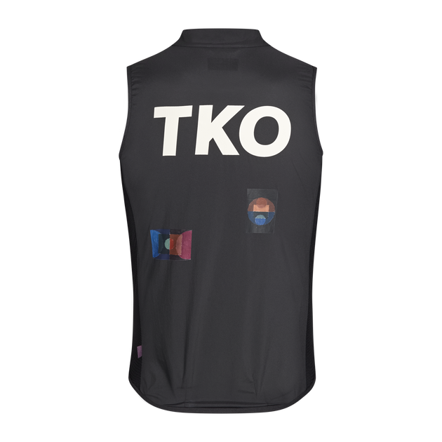 PNS T.K.O. Mechanism Men's Stow Away Gilet Charcoal | Maats.cc