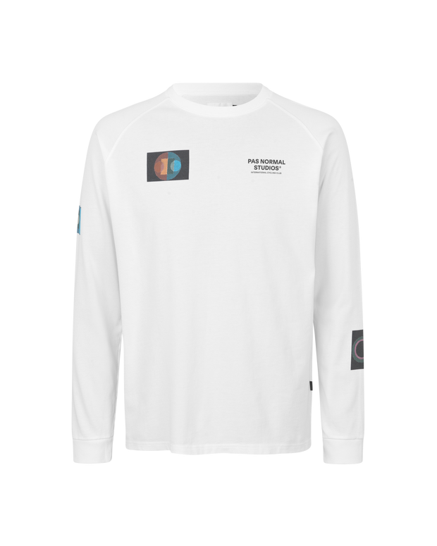 PNS T.K.O. Off-Race Logo Longsleeve T-Shirt White