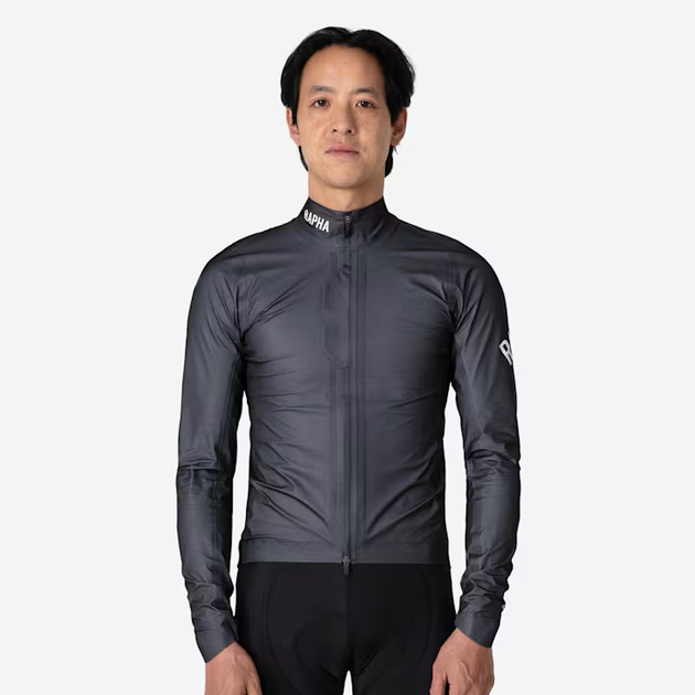 Rapha Pro Team Men's Gore-Tex Lightweight Rain Jacket Black