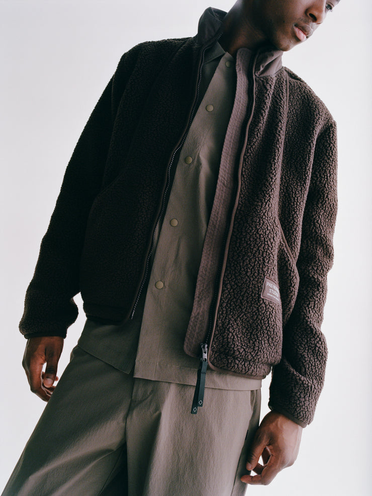 PNS Off-Race Pile Fleece Jacket Light Brown