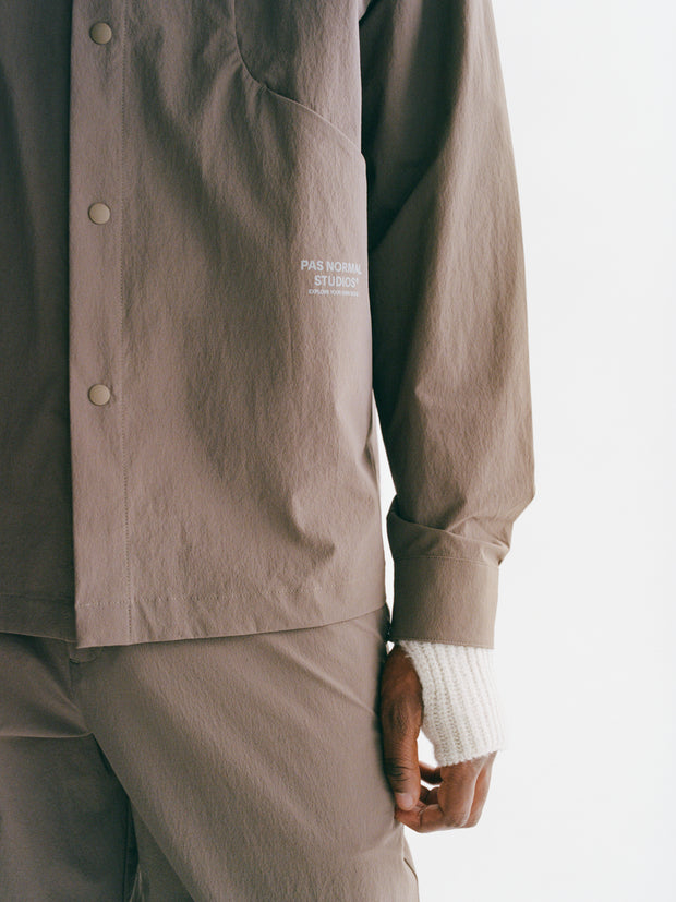 PNS Off-Race Tech Overshirt Ash Brown