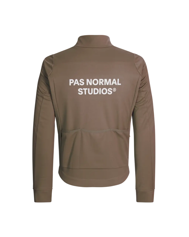 PNS Essential Men's Thermal Longsleeve Jersey Ash Brown - Maats Cycling Culture