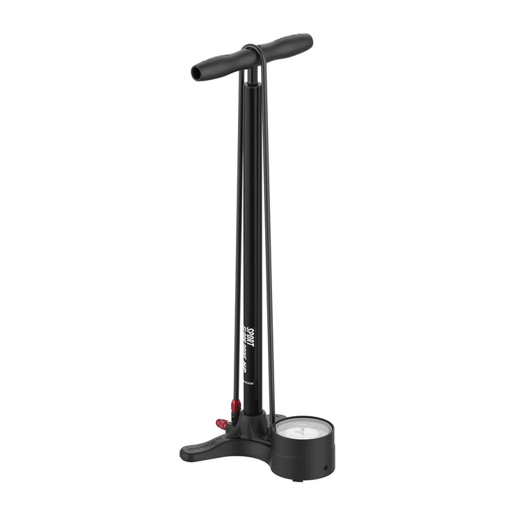 Lezyne Sport Floor Drive 3.5 ABS-1 Pump Gloss Black - Maats Cycling Culture