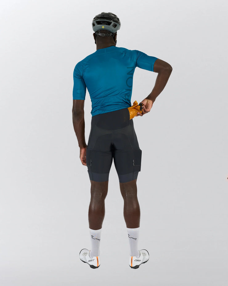 Albion ABR1 Men's Pocket Bib Shorts Graphite
