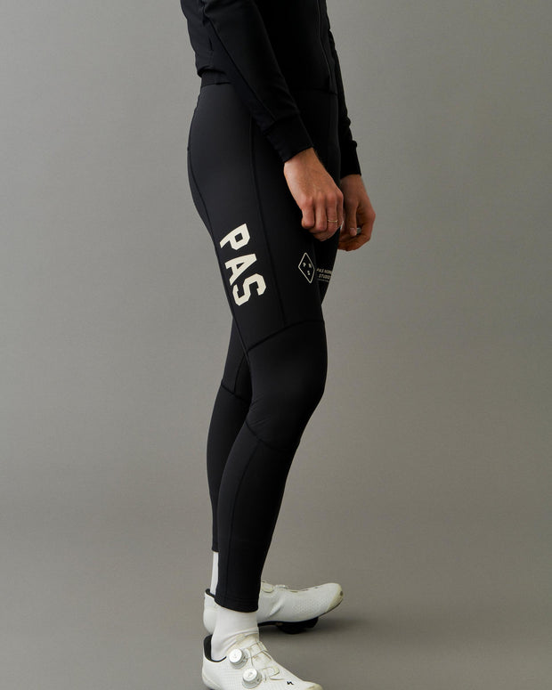 PAS Mechanism Men's Deep Winter Long Bibs Black - Maats Cycling Culture