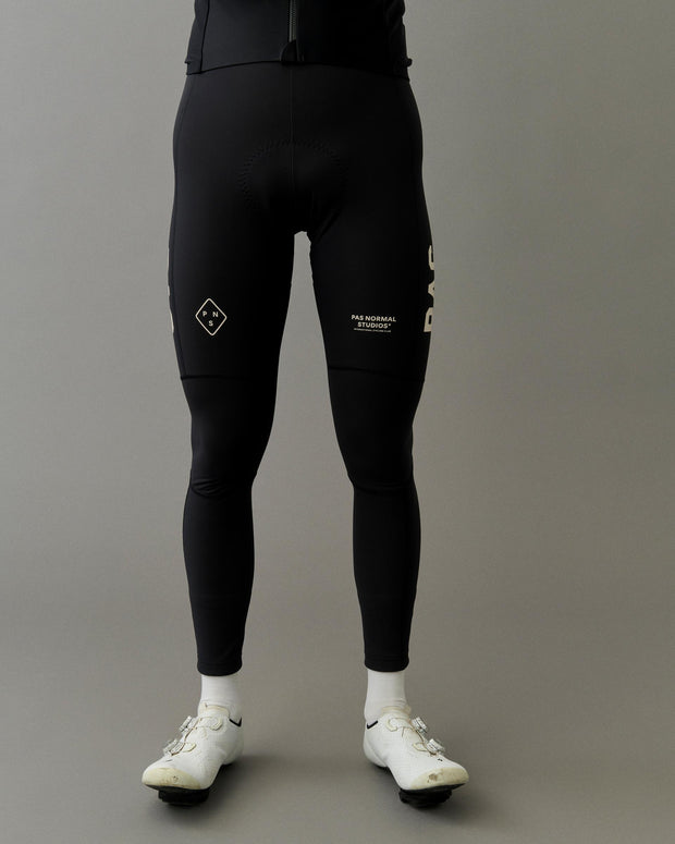 PAS Mechanism Men's Deep Winter Long Bibs Black - Maats Cycling Culture