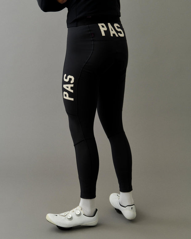 PAS Mechanism Men's Deep Winter Long Bibs Black - Maats Cycling Culture