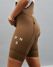 PNS Mechanism Women's Bib Shorts Brown