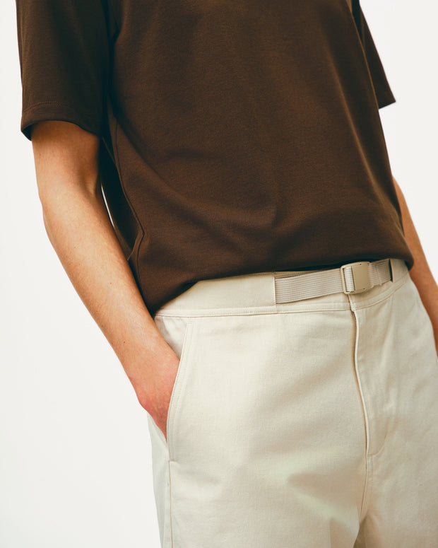 PNS Off-Race Men's Cotton Twill Shorts Limestone