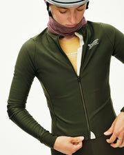 PNS Mechanism Women's Thermal Long Sleeve Jersey Dark Olive
