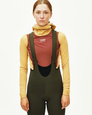 PNS Women's Thermal Hooded Longsleeve Windproof Baselayer Camel/Maroon