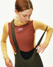 PNS Women's Thermal Hooded Longsleeve Windproof Baselayer Camel/Maroon