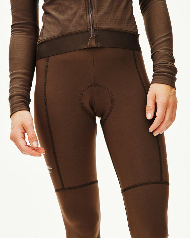 PNS Essential Women's Thermal Long Bibs Light Brown