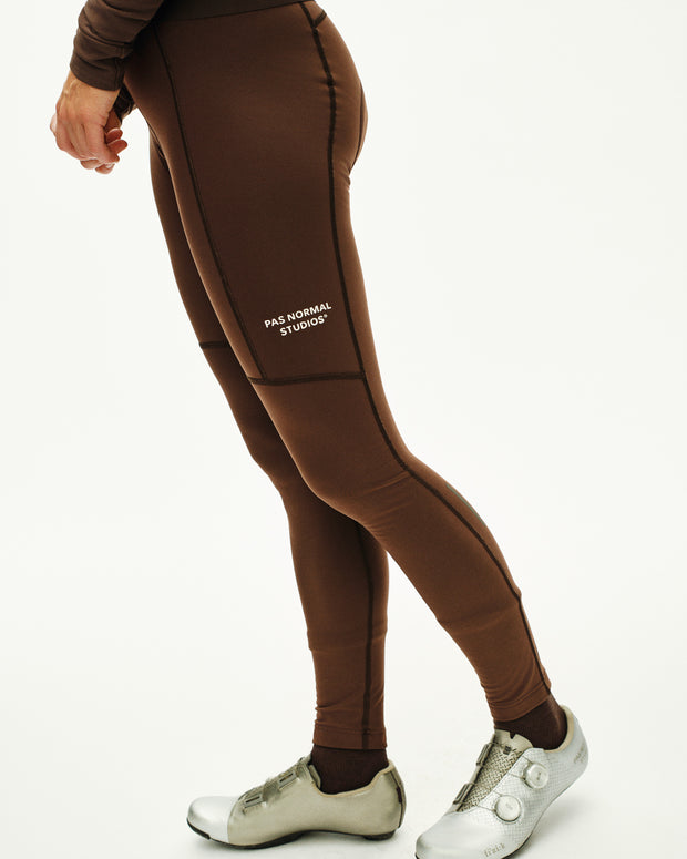PNS Essential Women's Thermal Long Bibs Light Brown