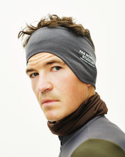 PNS Logo Merino Headband Steel