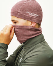 PNS Logo Merino Knit Necktube Maroon