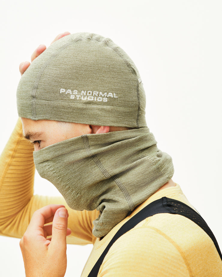 PNS Logo Merino Knit Necktube Earth