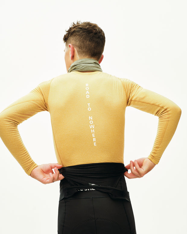 PNS Men's Thermal Long Sleeve Baselayer Camel