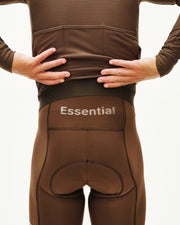 PNS Essential Men's Thermal Long Bibs Light Brown