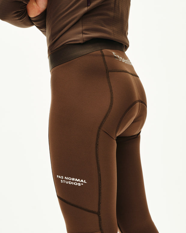PNS Essential Men's Thermal Long Bibs Light Brown