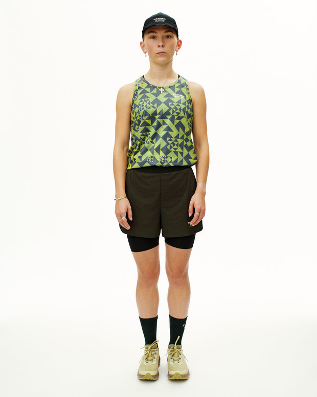 PNS Balance Women's Singlet Green Origami