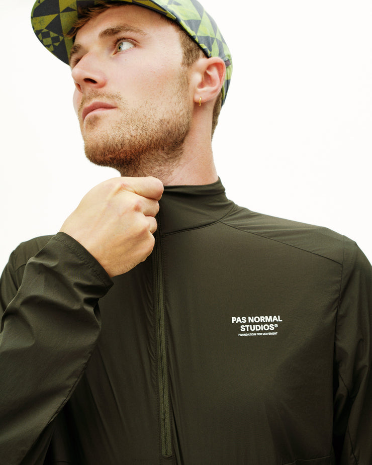 PNS Balance Half Zip Jacket Dark Olive