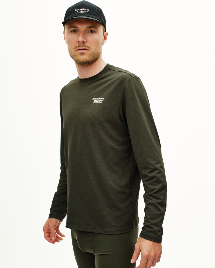 PNS Balance Men's Long Sleeve T-Shirt Dark Olive