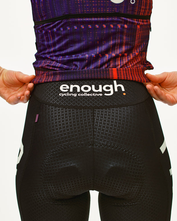 PNS x Enough Mechanism Women's Bib Shorts Black