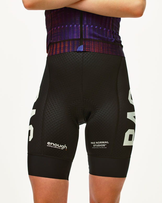 PNS x Enough Mechanism Women's Bib Shorts Black