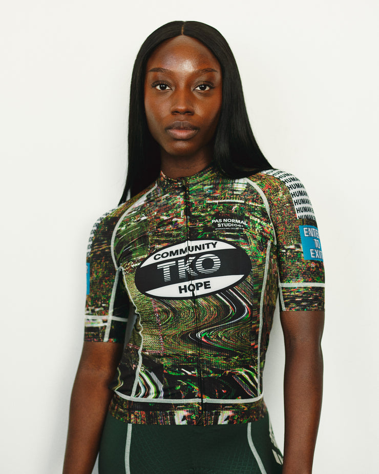 PNS T.K.O. Mechanism Women's Jersey Human Error Green