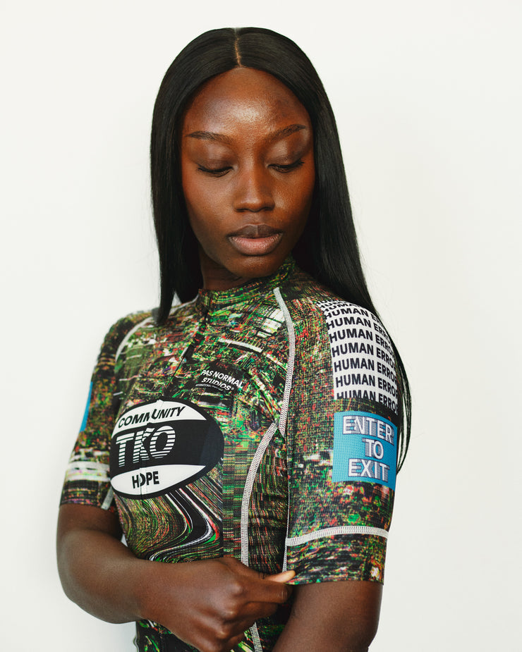 PNS T.K.O. Mechanism Women's Jersey Human Error Green