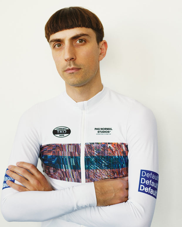 PNS T.K.O. Mechanism Men's Longsleeve Jersey Human Error White