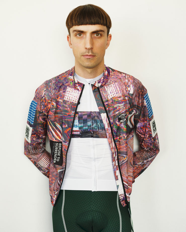 PNS T.K.O. Mechanism Men's Stow Away Jacket Human Error Pink
