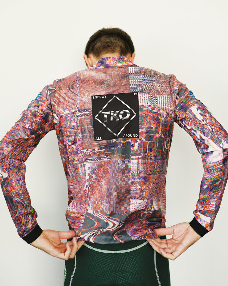 PNS T.K.O. Mechanism Men's Stow Away Jacket Human Error Pink