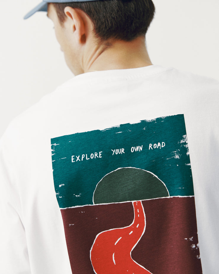 PNS Off-Race Graphic T-Shirt Maroon