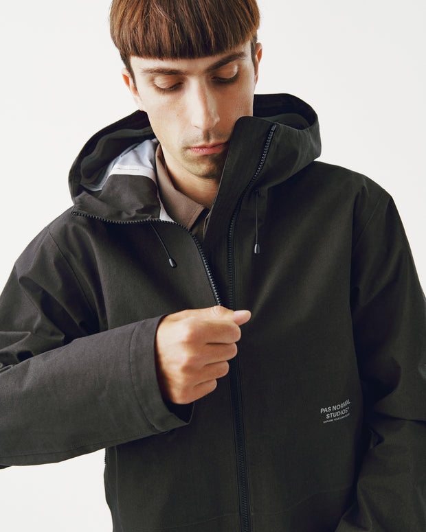 PNS Off-Race 3L Cotton Shell Jacket Dark Olive