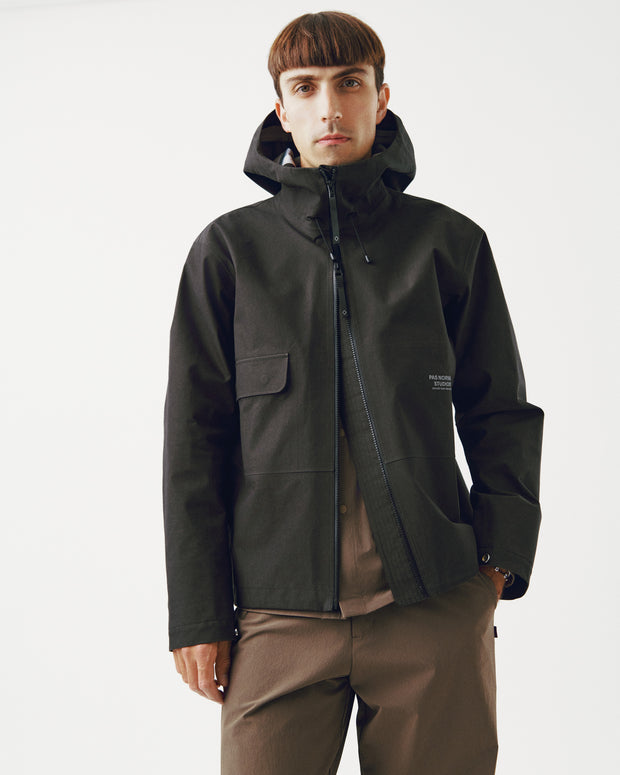 PNS Off-Race 3L Cotton Shell Jacket Dark Olive