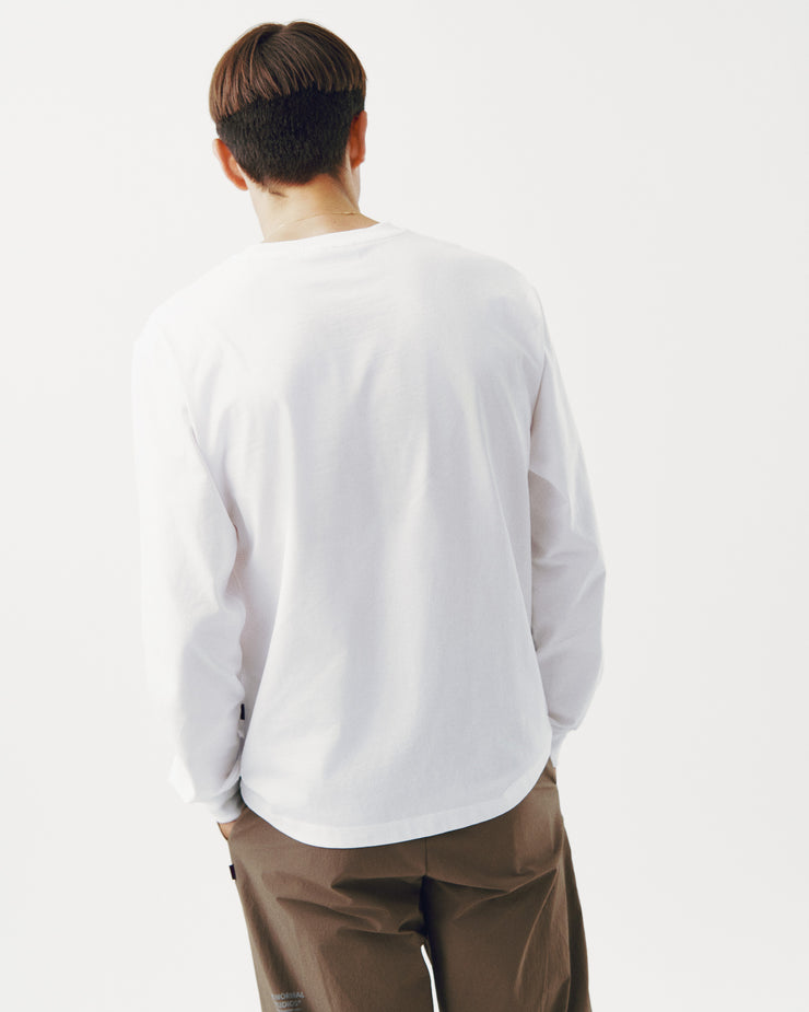 PNS Off-Race Graphic Long Sleeve T-Shirt White