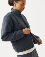 PNS Off-Race Women's Pile Fleece Jacket Steel