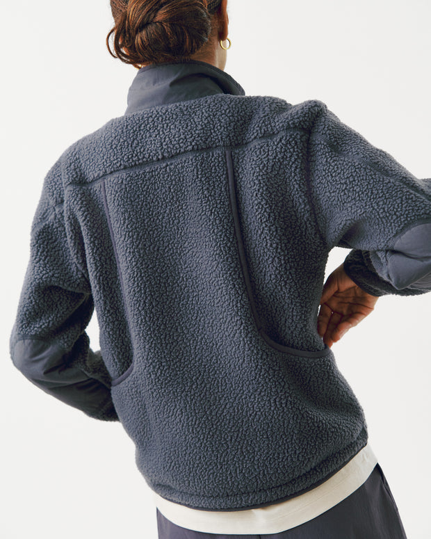 PNS Off-Race Women's Pile Fleece Jacket Steel