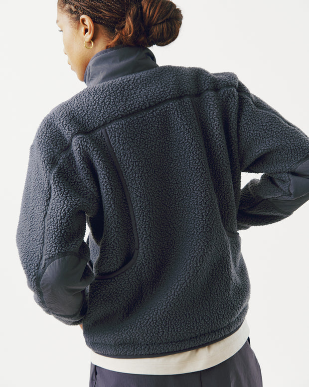 PNS Off-Race Women's Pile Fleece Jacket Steel