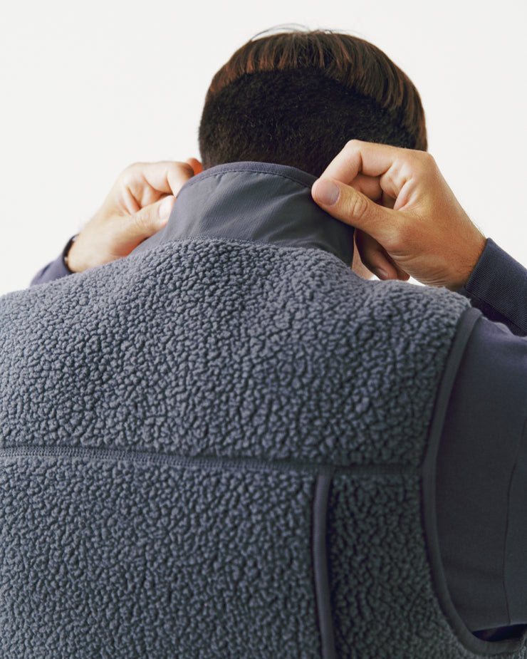 PNS Off-Race Pile Fleece Vest Steel
