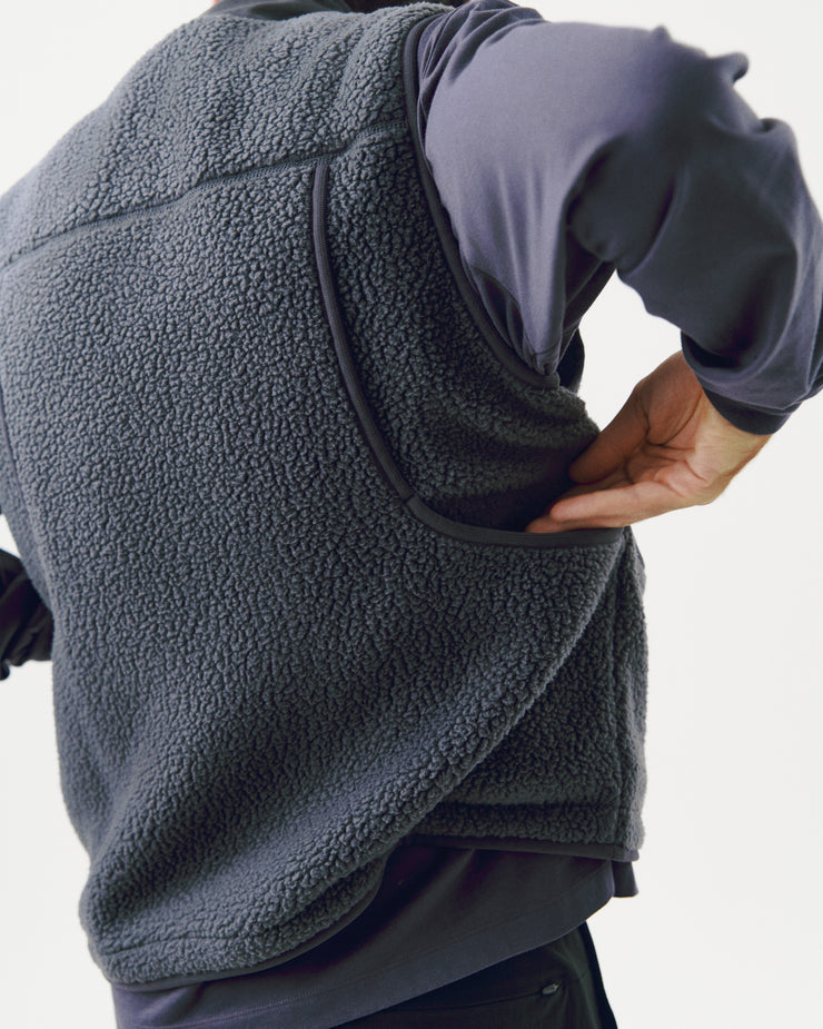 PNS Off-Race Pile Fleece Vest Steel