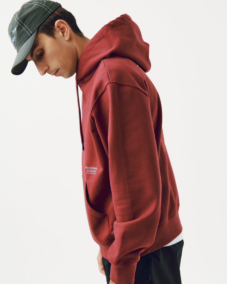 PNS Off-Race Graphic Hoodie Maroon