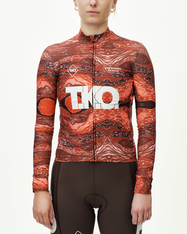 PNS T.K.O. Mechanism Women's Long Sleeve Jersey T.K.O. Red